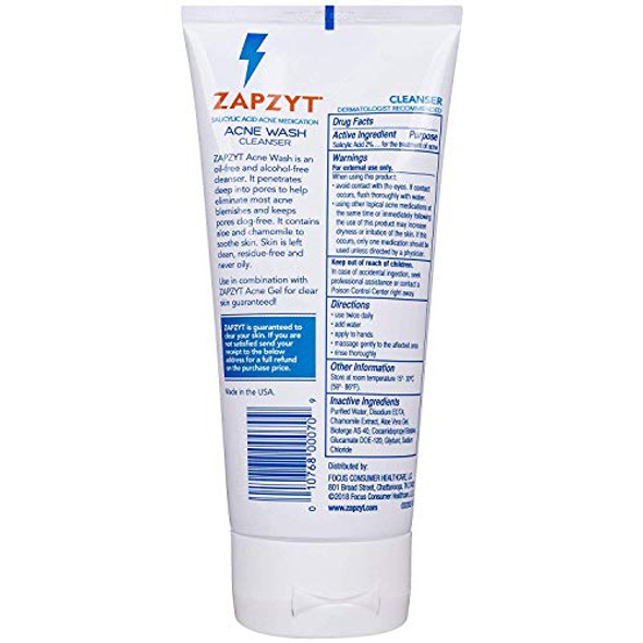 Zapzyt Acne Wash 6.25 Oz (Pack Of 8)