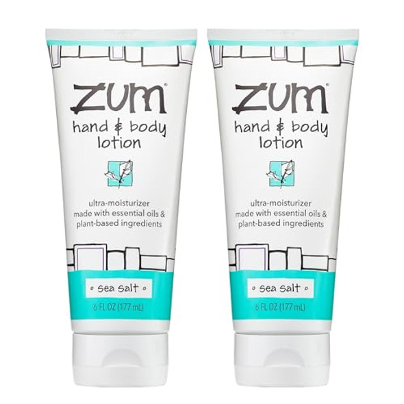 Zum Indigo Wild Hand & Body Lotion - Natural Hand Lotion For Dry Hands - Body Lotion For Women & Men - Body Moisturizers Include Shea Butter - Frankincense & Myrrh Scent - 6 Fl Oz (2 Pack)