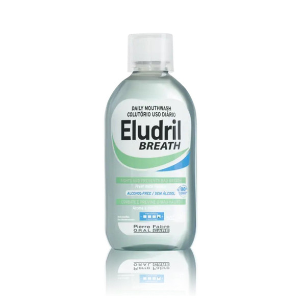 Eludril Breath Daily Mouthwash for Bad Breath 500ml