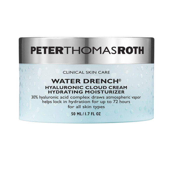 Peter Thomas Roth Water Drench Hyaluronic Cloud Cream Hydrating Moisturizer, Hyaluronic Acid for Face, Up to 72 Hours of Hydration for More Youthful-Looking Skin