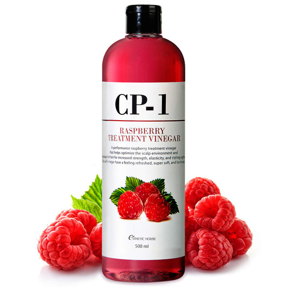 CP-1 Esthetic House Raspberry Treatment Hair Vinegar Rinse for scalp (500ml 16.9 oz)