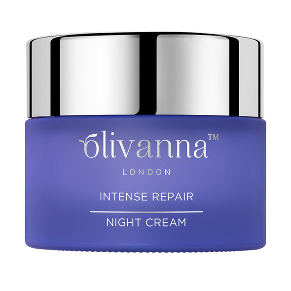 Olivanna Intense Repair Night Cream  Face Moisturizer  Enriched with Natural Ceramides Hyaluronic Acid and OmegaRich Seed Oils 1.6 oz