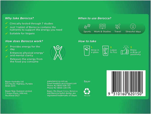 Berocca Performance Original 45 Effervescent Tablets