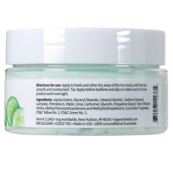 Forpro Professional Collection Cracked Heel Eliminator Fresh Cucumber Scent Intensive Repair Treatment For Rough Dry & Cracked Heels Reduces Calluses & Skin Build Up 3.3 Oz.