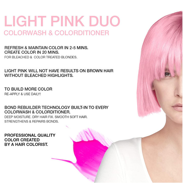 Celeb Luxury Intense Color Depositing Colorwash Shampoo + Bondfix Rebuilder Vegan Hair Dye Sustainably Sourced Plant Based Semi Permanent Hair Color Viral And Gem Lites Duos