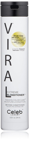 Celeb Luxury Viral Extreme Blonditioner Dual Use Smoothing And Moisturizing Hair Conditioner For Color Treated Hair (Packaging May Vary) Celeb Luxury Viral Extreme Blonditioner Dual Use Smoothing And Moisturizing Hair Conditioner For Color Treated Hair (Packaging May Vary)