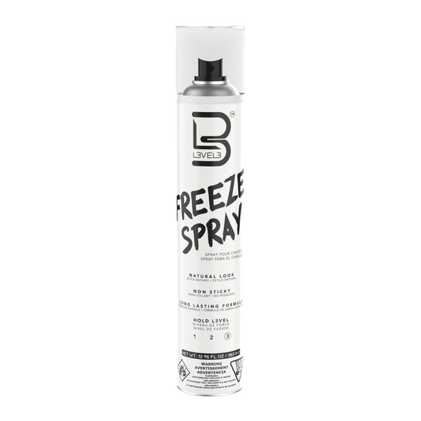 L3 Level 3 ze Hair Spray - Long Lasting And Strong Hold Hair Spray - Weightless - No Residue