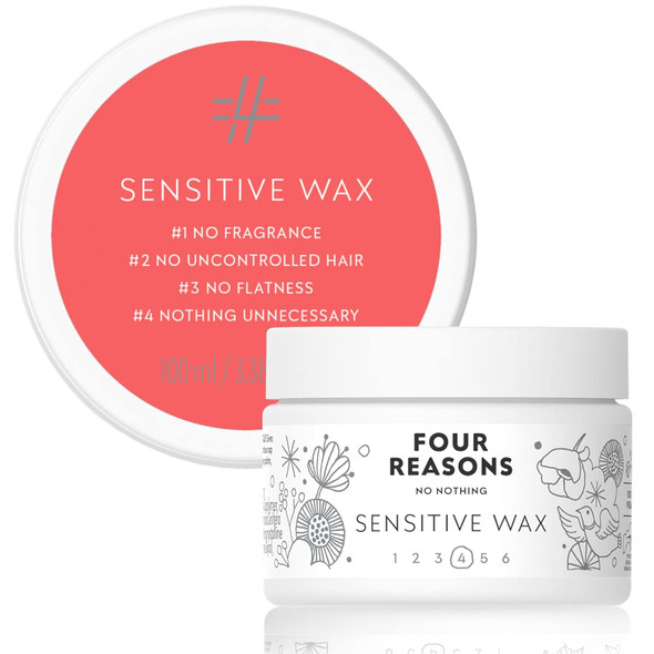 No Nothing Hair Styling Wax For Sensitive Skin - Extra Strong Hold With Flexible Finish Paraben Fragrance  Vegan Hypoallergenic Texturing For Damp & Dry Hair Men & Women
