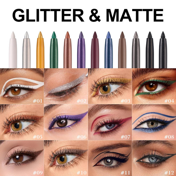 Erinde Burgundy Gel Eyeliner Pencil Waterproof Retractable Cream Eyeliner Eye Liner Makeup Long-Wearing Ultra-Smooth Smudge-Proof Vegan & Cruelty- 07 Burgundy Erinde Burgundy Gel Eyeliner Pencil Waterproof Retractable Cream Eyeliner Eye Liner Makeup Long-Wearing Ultra-Smooth Smudge-Proof Vegan & Cruelty- 07 Burgundy