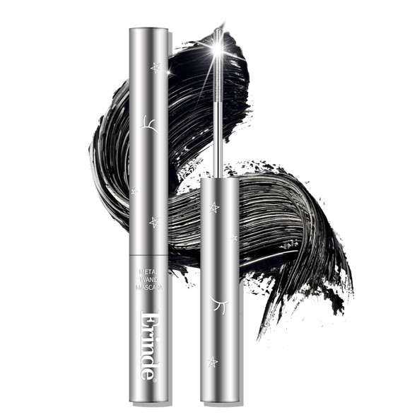 Erinde Black Washable Metal Mascara Waterproof Iron Wand Mascara Brushless Metal Wand Super Voluming Lash Extensions Long Lasting Smudge-Proof No Flaking Tint Erinde Black Washable Metal Mascara Waterproof Iron Wand Mascara Brushless Metal Wand Super Voluming Lash Extensions Long Lasting Smudge-Proof No Flaking Tint