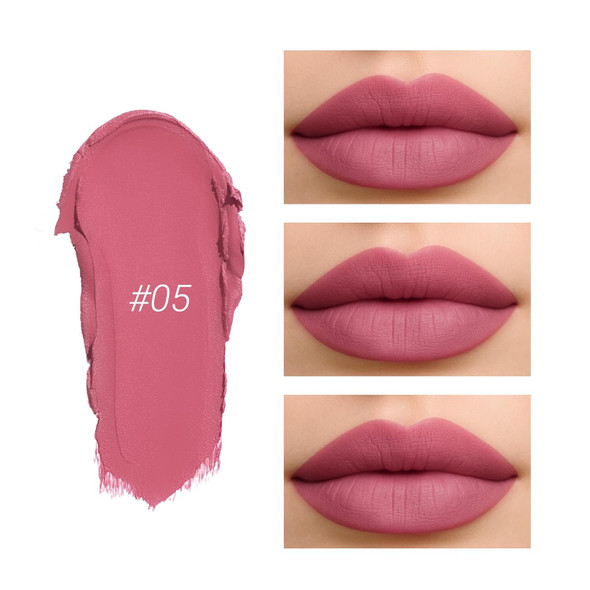 Erinde Matte Lipstick Lip Liner Crayon For Women 24 Hour Lipstick Lip Liner Pencil Neutral Lip Stick Lipliner Waterproof Long Lasting Smudge Proof Vegan & Cruelty- 05 Mauve