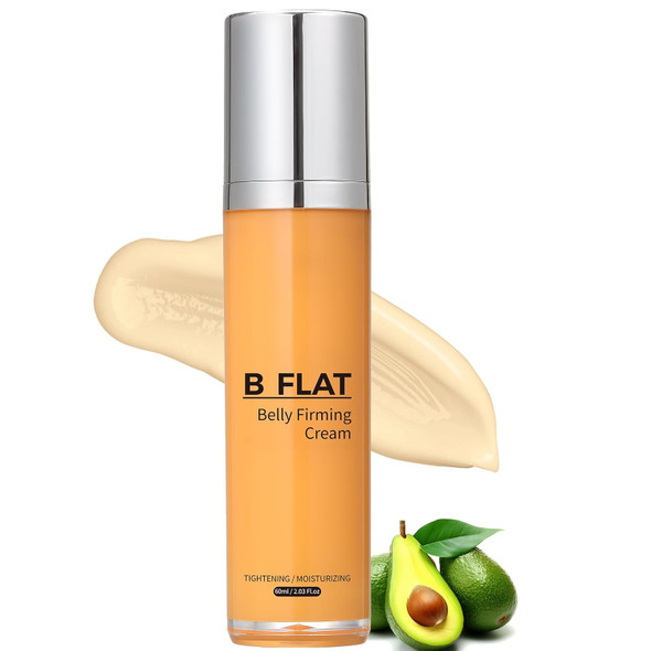 B Flat Belly Firming Cream - Body Cream Skin Tightening For Stomach Thighs & Butt Firming And Moisturizing Body Tightening Cream