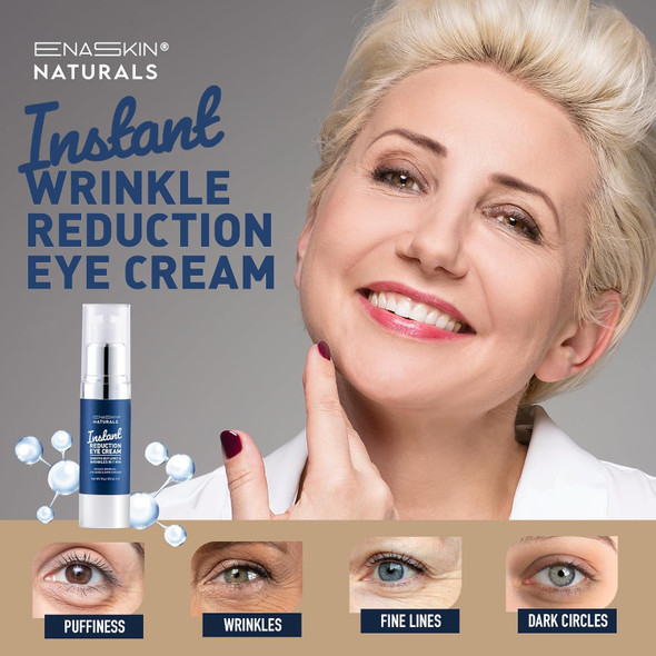 Enaskin Naturals Instant Eye & Face Lift Cream Rapid Under Eye Bags Wrinkles Puffiness Remover For Women And Men In 60S -Temporary Firming & Tightening Treatment - Wrinkle Filler - 2.0 Oz