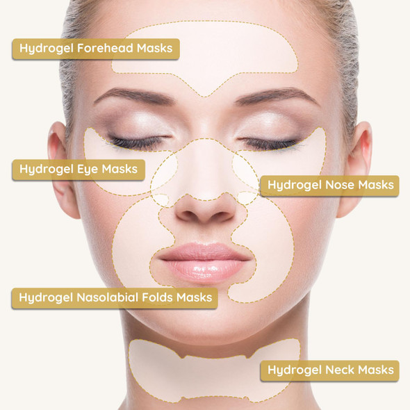 Enaskin Naturals Anti Wrinkle Face Patches Anti Wrinkle Gel Face Masks (1 Pack)