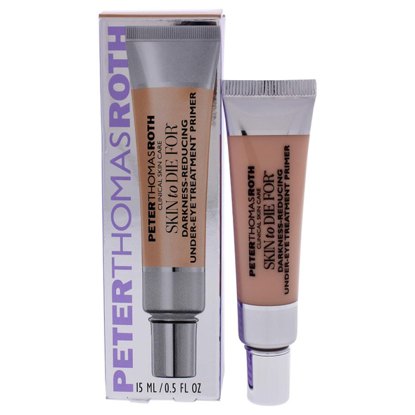 Peter Thomas Roth Skin To Die For Darkness-Reducing Under-Eye Treatment Primer, Helps Visibly Diminish The Look Of Darkness, Puffiness And Signs Of Aging, Universal Vanishing Tint For All Skin Tones