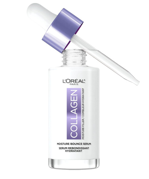 L'Oreal Paris Collagen Moisture Filler Moisture Bounce Face Serum Glow Serum With Collagen Glycerin And Squalane For Bouncy Radiant Hydrated Skin