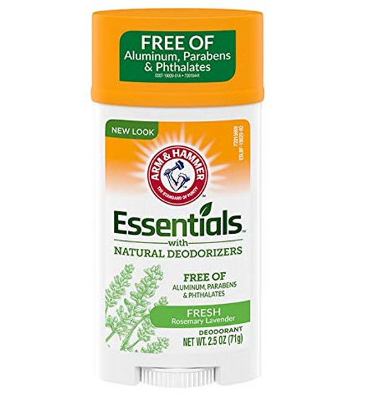 ARM & HAMMER Essentials Natural Deodorant Fresh 2.50 oz (Pack of 4)