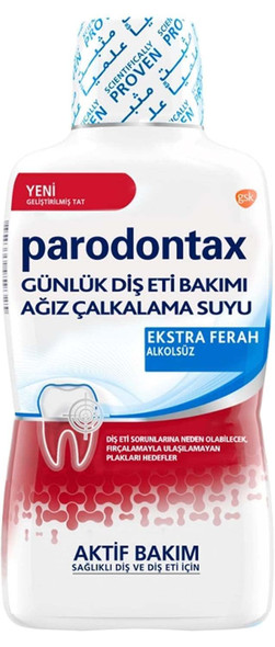 Parodontax Extra Fresh Mouthwash for Daily Gum Care and Bleeding Gums 500ml