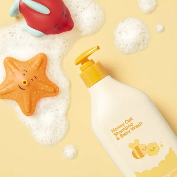 up&up Baby Bath Wash and Shampoo - Honey Oat - 20 fl oz