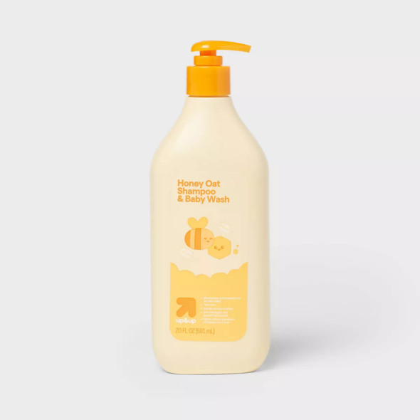 up&up Baby Bath Wash and Shampoo - Honey Oat - 20 fl oz