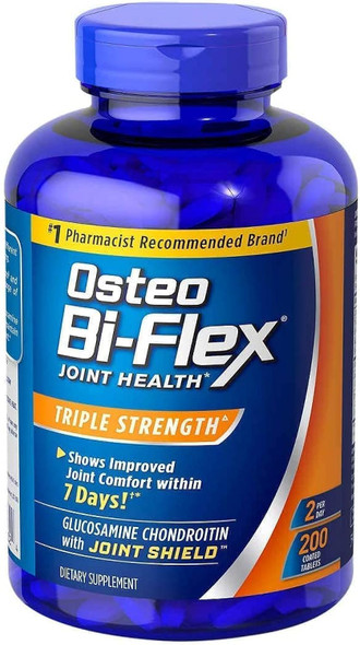 Osteo Bi-Flex Bi Bi Flex Tripple Strength Supplement 200Count (Pack of  2)