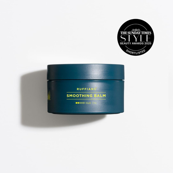 Ruffians Smoothing Balm Omega-Rich Frizz-Fighting Haircare Solution For Textured Hair Frizz Control with Light Hold Natural Sheen for Textured and Curly Hair 50g