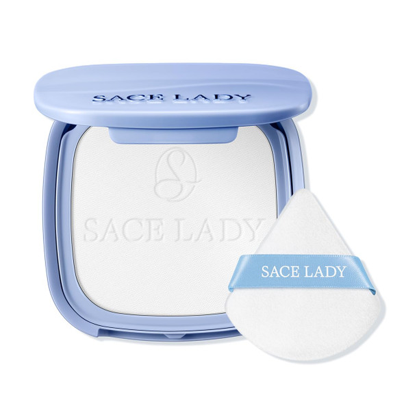 SACE LADY Face Powder Waterproof Setting Makeup Oil Control Pressed Powder Compact for Women Blurring Pores Matte Long Lasting Up to 24 Hours Talc-Free and Cruelty-Free (#00 Translucent 0.35Oz)