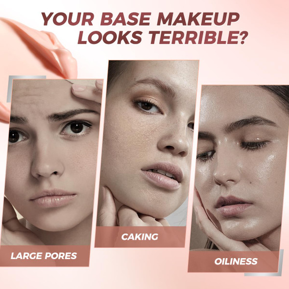 SACE LADY Mattifying Primer Blurs Pores and Fine Lines Smooths & Hydrates Skin Helps Foundation Base Makeup Longer for Lasting Matte Natural Finish