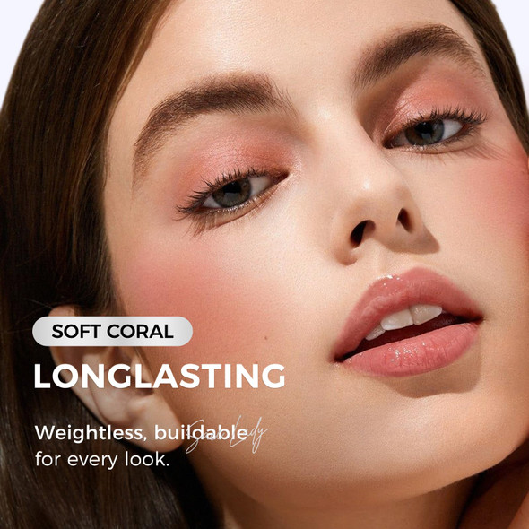 SACE LADY Blush Stick for Cheeks Cream Blush Makeup Easy to Blend & Long Lasting Smooth Natural Make Up for Face Eyes Lips (03 Soft Cora 1pc)