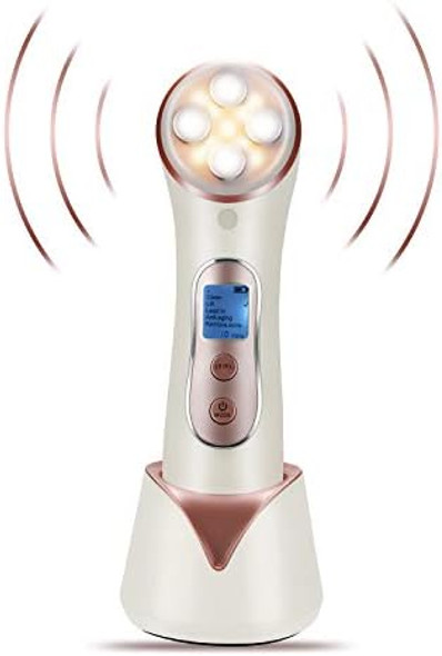 Mismon High Frequency Facial Machine 5 In 1 Facial Massager Micro-Current Recharable Facial Frequency Device