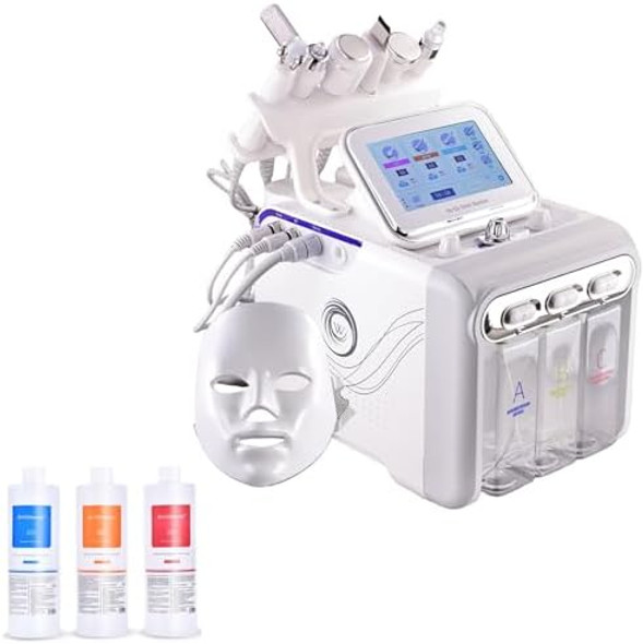 Reeooh 7 In 1 Facial Care Machine With As1 Sa2 Ao3 Serums Facial Cleansing Moisturizing Skin Care For Spa Home Salon