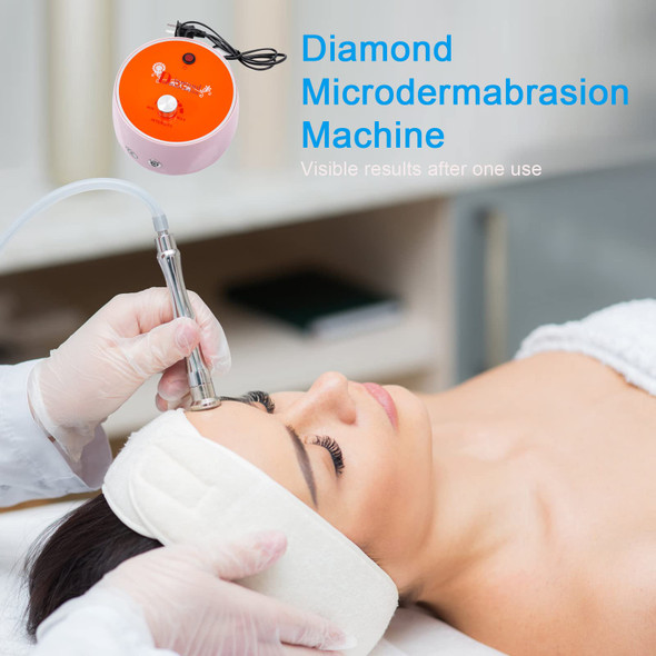 Diamond Microdermabrasion Machine Professional Beauty Facial Skin Care Equipment Microdermabrasion Device with Vacuum Spray for Salon Personal Home UseStrong Suction Power  65-68cmhg