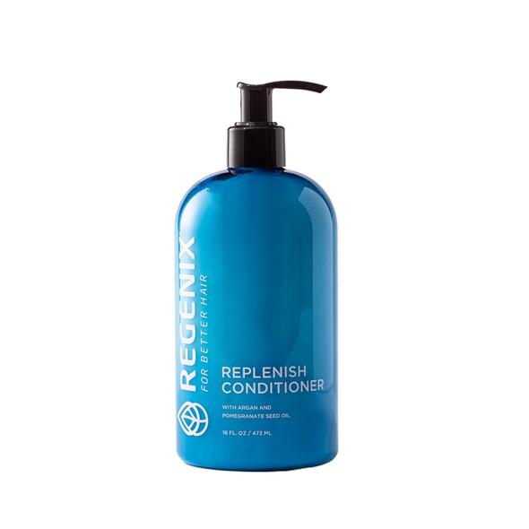 Regenix Replenish Conditioner Formulated for Dry, Brittle & Chemically Processed Hair, Nourishes and Regenerates Hair, Pure Essential Oils & Extracts for Maxium Moisture Balance - 473ml