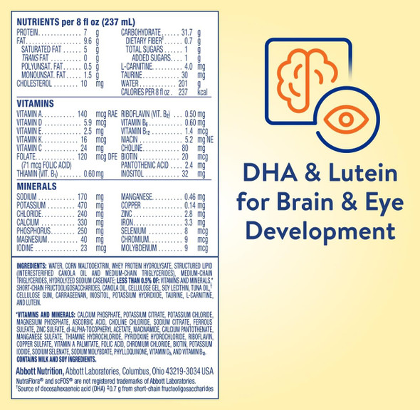 PediaSure Peptide 1.0 Cal Peptide-Based Formula Sole-Source Nutrition Drink for Tube Feeding or Oral Nutrition Unflavored 8-fl-oz Bottle Pack of 24