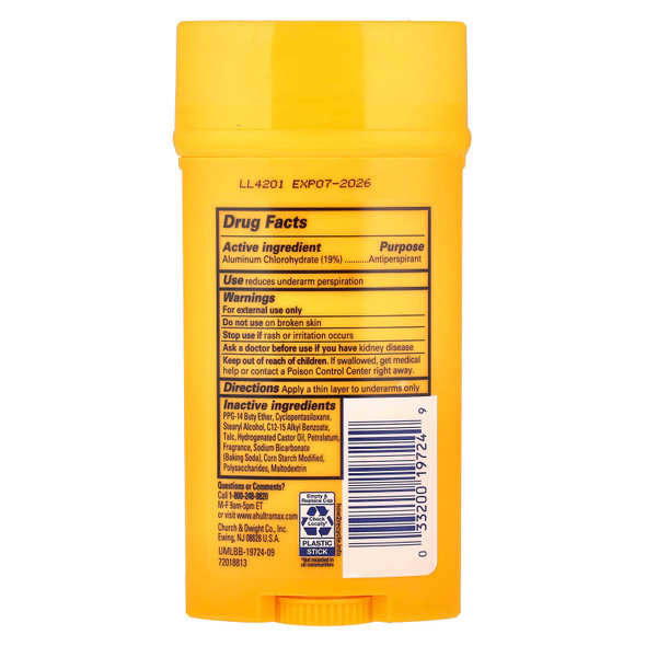 Arm & Hammer ltraMax™ Solid Antiperspirant Deodorant Fresh 2.6 oz