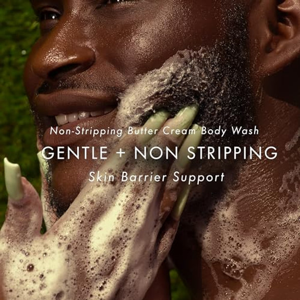 54 Thrones For Him Set, Non-Stripping Butter Cream Body Wash Ugandan Vanilla + Ethiopian Honey, African Beauty Butter Ghanaian Coconut + Moroccan Almond, Shea Butter, Dry Skin Support, Body Wash