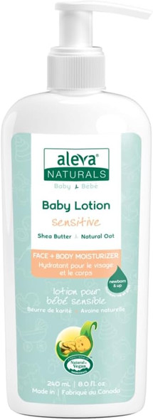 Aleva Naturals Daily Soothing Moisturizer  For Sensitive Dry Skin  Face And Body Lotion  Made With Natural And Organic Ingredients  For Babies And Toddlers - 8 Fl. Oz / 240Ml Aleva Naturals Daily Soothing Moisturizer  For Sensitive Dry Skin  Face And Body Lotion  Made With Natural And Organic Ingredients  For Babies And Toddlers - 8 Fl. Oz / 240Ml