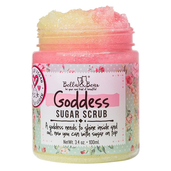 Bella & Bear Goddess Sugar Scrub - 3-In-1 Exfoliator, Body Scrub & Body Wash  Vegan, Cruelty- Bliss For Silky Smooth, Radiant Skin