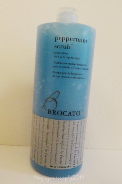Brocato Peppermint Scrub - Restorative Hair & Scalp Masque (32 Oz)