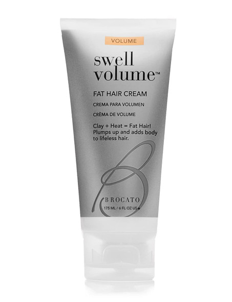 Brocato Swell Volume Hair Cream, 6 Oz: Volumizing & Thickening Cream For Men & Women  Heat Activated Fat Hair Volumizer Cream Plumps, Shapes & Adds Thickness To Thin Hair  Formulated With Clay