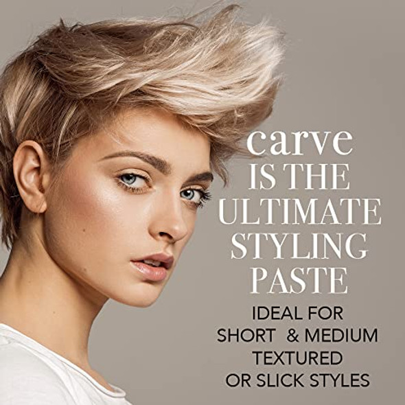 Brocato Carve Texture Hair Paste, 2 Oz  Styling Texturizer Cream Products For Men And Women - Volumizing And Texturizing Product For Molding, Shaping And Sculpting  Adds Shimmering Semi Gloss Finish