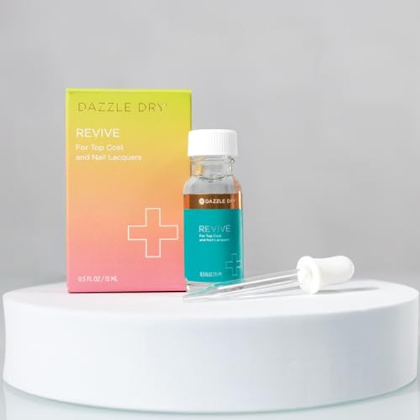Dazzle Dry Revive - Polish And Top Coat Thinner, 0.5 Oz (15 Ml)