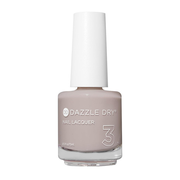 Dazzle Dry Nail Lacquer (Step 3) - Chiffon Moment Lacquer - A Sheer Warm Taupe. Sheer Cream. (0.5 Fl Oz)