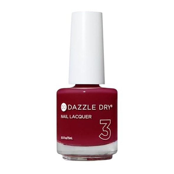 Dazzle Dry Nail Lacquer (Step 3) - Ring Toss - A Sheer Cherry. Jelly. Sheer. (0.5 Fl Oz)