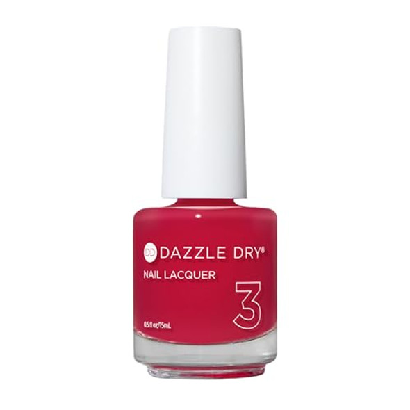 Dazzle Dry Nail Lacquer (Step 3) - Sugar Dipped - A Sheer Reddish Pink. Jelly. Sheer. (0.5 Fl Oz)