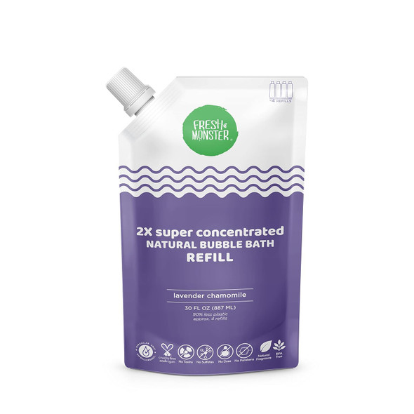 Fresh Monster Kids Foaming Bubble Bath  Hypoallergenic, Natural For Kids & Toddlers  Super Concentrated  Soothing Lavender Scent  Bath Time Essentials Fresh Monster Kids Foaming Bubble Bath  Hypoallergenic, Natural For Kids & Toddlers  Super Concentrated  Soothing Lavender Scent  Bath Time Essentials