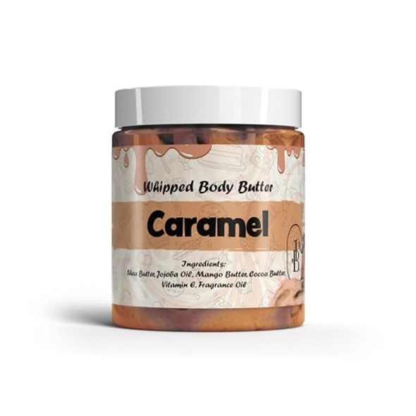 Jersey Botanical Caramel Whipped Body Butter 8Oz. With Shea Butter Mango Butter Cocoa Butter Creamy Natural Smooth Long-Lasting Intense Moisturizer Jersey Botanical Caramel Whipped Body Butter 8Oz. With Shea Butter Mango Butter Cocoa Butter Creamy Natural Smooth Long-Lasting Intense Moisturizer