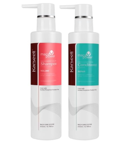 Karseell Volume Shampoo And Conditioner Set, Lightweight For Fine Hair, Adding Volume To Flat Hair, Dermatologically Tested, Ph Balanced