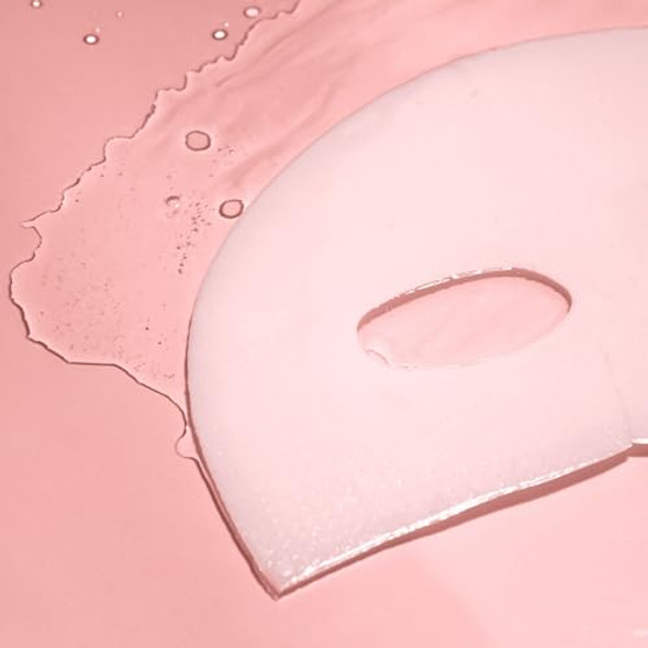 Norwegian Collagen Hydrogel Mask  Patented Bio-Collagen Overnight Real Deep Mask With Hyaluronic Acid, Promotes Skin Elasticity And Intense Hydration, Korean Skincare, (1 Sheet, 0.88 Oz)