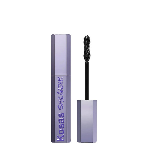 Kosas Soulgazer Lengthening + Lifting Peptide Mascara – Smudge-Proof, Clump-Free Mascara + Lash Serum 2-in-1 for Long, Defined Lashes – Curvilinear Molded Brush, Vegan, Sensitive-Eye Safe
